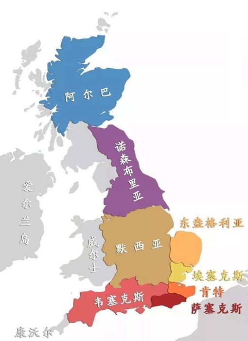 英国七国时代是哪七国 古代是如何样的