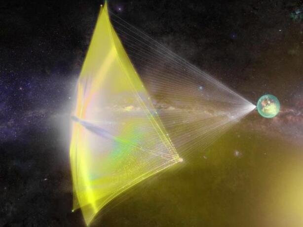 使用“激光帆”的微型宇宙探测器可以加速到外行星及更远的地方.jpg