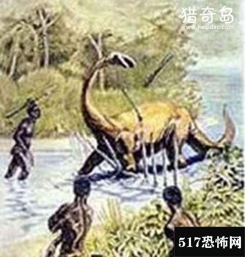 刚果恐龙魔克拉姆边贝，龙与象的结合体(未灭绝的恐龙)