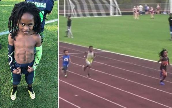7岁“地球最快男孩”，百米跑出13秒48将打破世界纪录