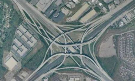 世界上复杂立交桥 法官哈利·普雷格森远超重庆3D立交桥