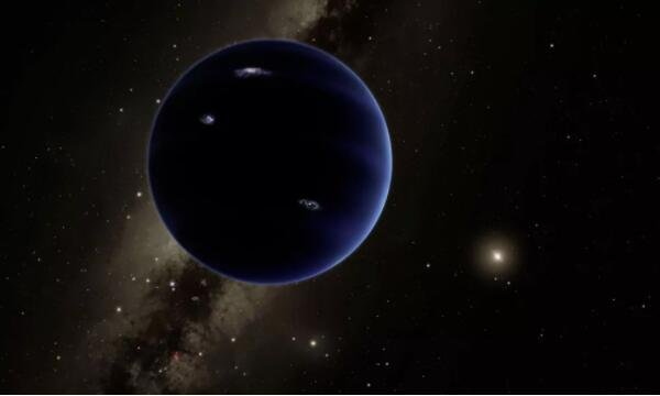 第九行星的艺术家插图，这是一个质量大约是地球 10 倍的世界，它可能在遥远的太阳系中未被发现.jpg