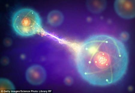 量子纠缠是指，两个粒子即使相隔数光年之遥，也能够具有相互联系的特性。</p><p>