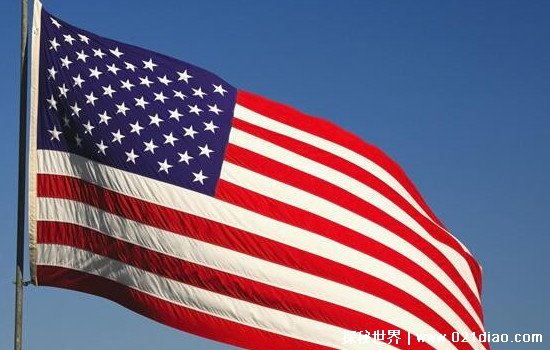 美国国旗上有多少颗星星，50颗星星(代表美国的50个州)