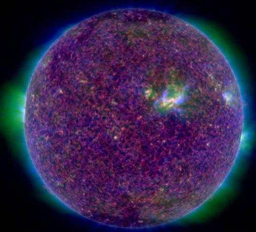 “紫太阳”。</p><p>来源：NASA。</p><p>