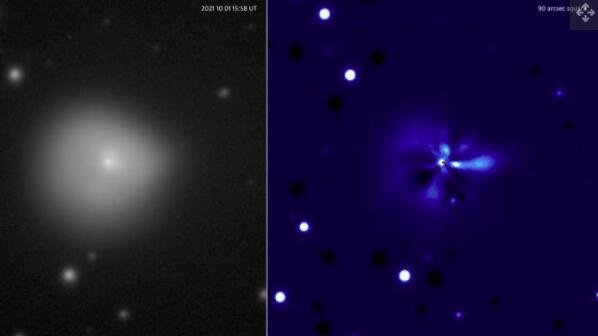 神秘的 29P 彗星被拍到在剧烈的明亮爆发中“表演”.jpg
