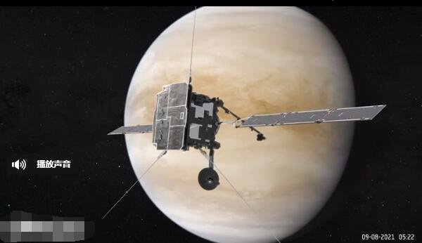 探索太阳的航天器太阳轨道器在周一(8月9日)的轨道调整机动中，捕捉到了金星在经过该行星时发出的新月形光芒的视频。</p><p>.jpg