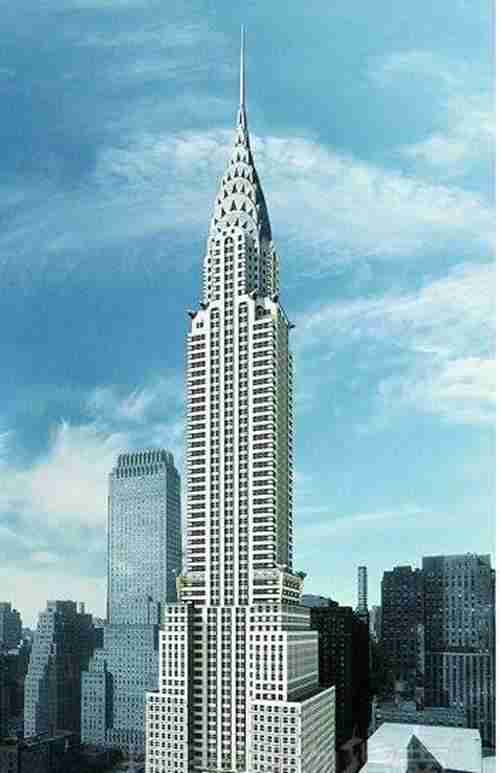 曾经的美国第一高楼 克莱斯勒大厦