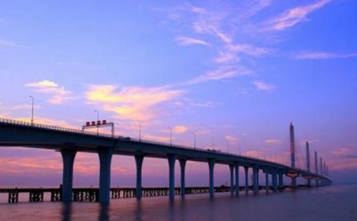 世界最长最宽的多塔斜拉桥 嘉绍跨海大桥全长69.5公里