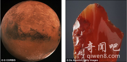 火星陨石中发现宝石：或含火星古代生命遗迹