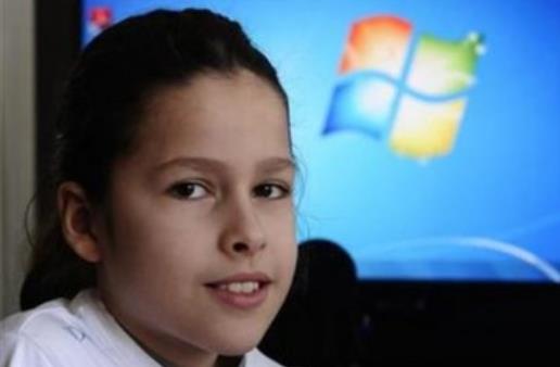 世界上最年轻的微软工程师 马科·卡拉萨仅6岁的小女孩