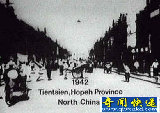 抗日时期现中国首张UFO照片 外星人飞越中国北部上空