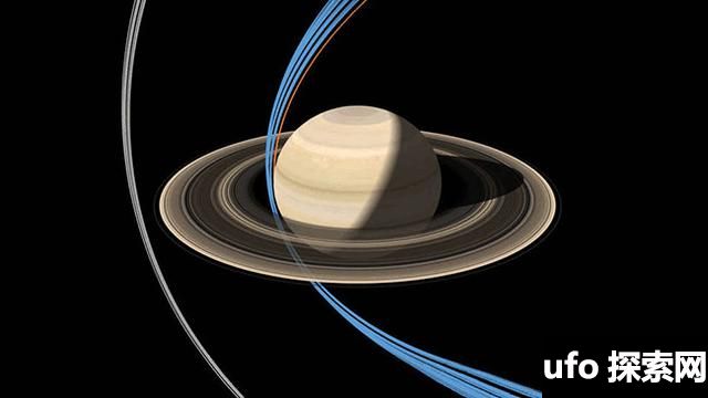 穿越土星环：卡西尼号发回第一轨图像