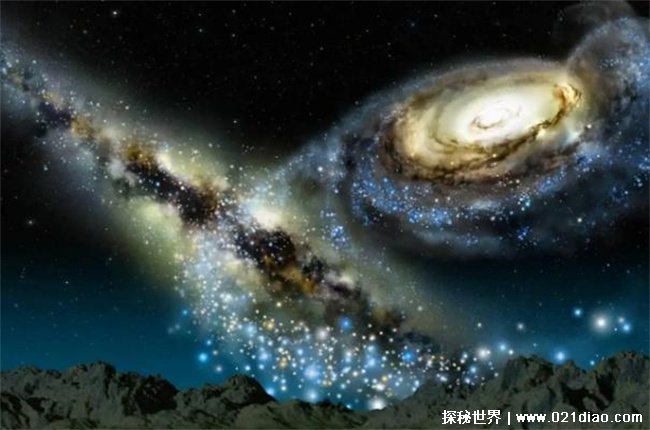 银河系有多大，直径180万光年(2100亿倍质量)