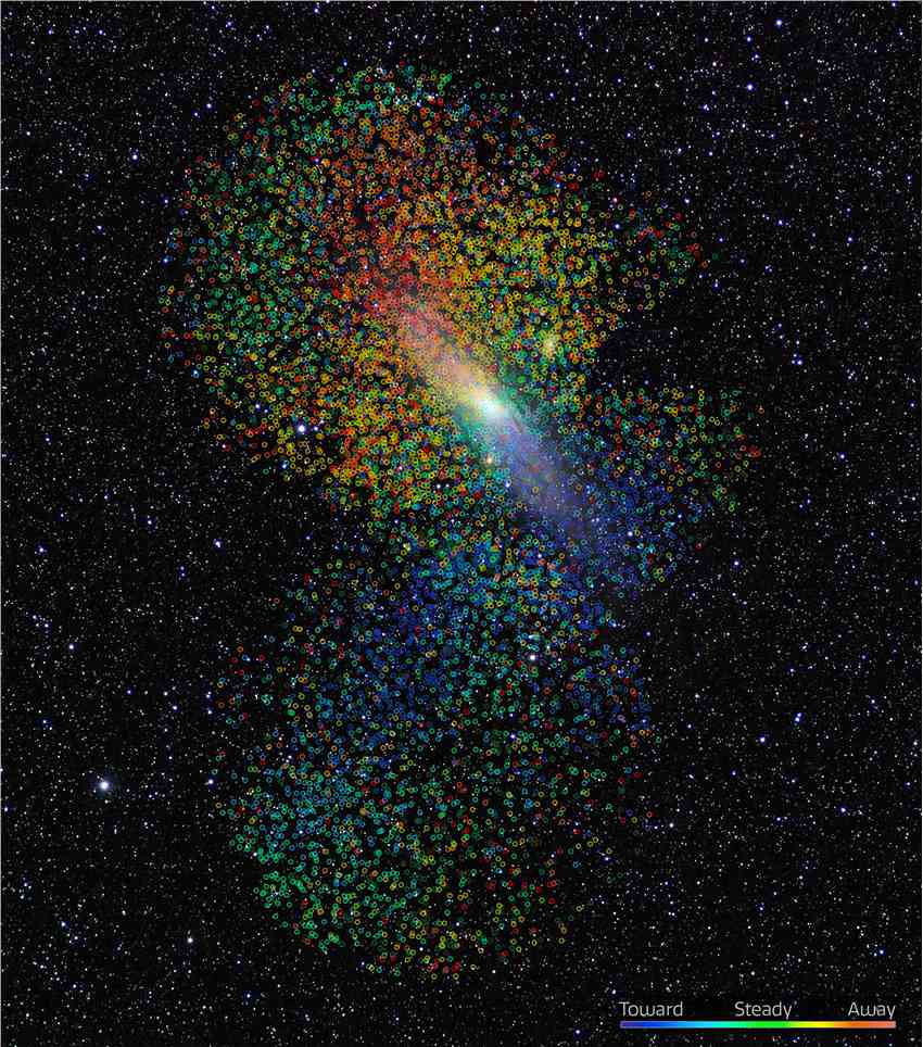 仙女座星系是通过与另一个星系合并而来的 这一事件引发恒星向银河系的大规模迁移