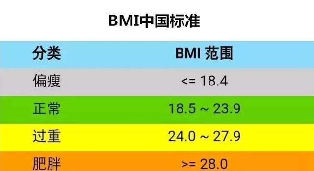 女性bmi正常值范围 bmi不是唯一的质量指数
