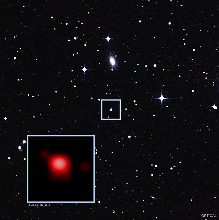 距离地球约2.5亿光年处GSN 069宇宙岛超大质量黑洞 一日吃三餐每餐吸4个月球