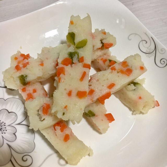 豆腐裙带菜面条宝贝辅食豆腐蔬菜条宝贝能抓着吃的辅食9