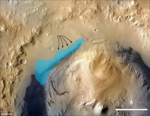 火星吉莱斯皮湖发现沉积结构与地球上的微生物构造惊人相似