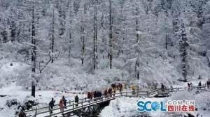 值得去的旅游景点四川看雪四川多家景区降入秋初雪2