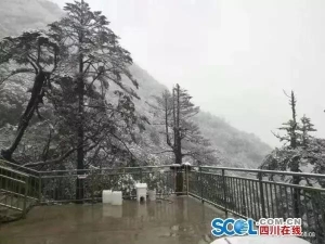 值得去的旅游景点四川看雪四川多家景区降入秋初雪10