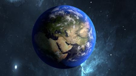 地球形成于几十亿年以前，初期的痕迹在地面上已很难找到了